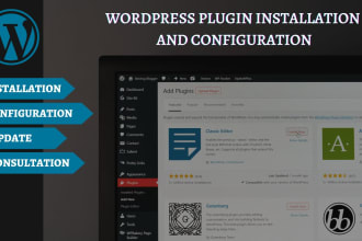 do wordpress plugin installation and configuration