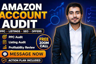 audit your amazon account and give you a growth plan on zoom