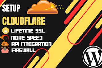 setup cloudflare CDN, SSL and firewall for wordpress