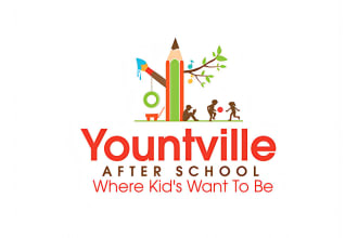 design childcare daycare education school baby store children and kids logo