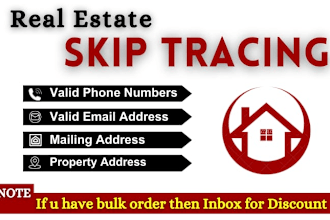 furnish bulk skip tracing for real estate, llc skip tracing