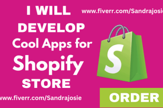 create shopify public app and custom app development, shopify app developer