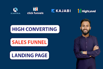 design sales funnels in clickfunnels kartra gohighlevel kajabi wordpress