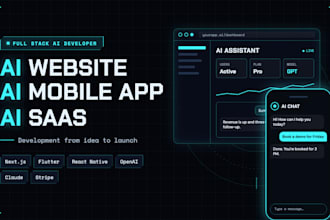 build ai website ai mobile app ai saas development and ai web app