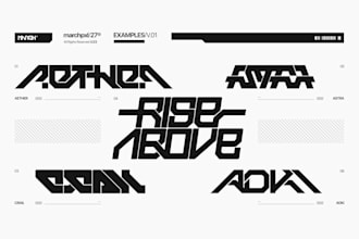 design your cool futuristic, cyberpunk, dj, or edm logo