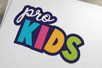 design a kids, baby, education, childcare, or children logo