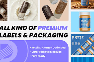 create worldclass brand packaging and labels for amazon and retail