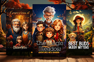 do book cover design, ebook cover design or kindle cover