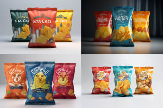 do labels for, potato chips, snacks, food items packaging