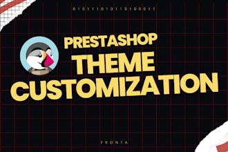 do prestashop theme customization, modification, or changes