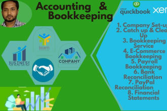 do clean up,catch up, and bookkeeping in quickbooks and xero