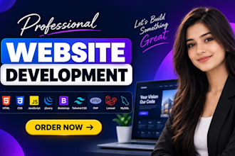 build website, website development, full stack developer, front end developer