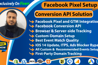 setup facebook pixel conversion API, fix fb pixel, ga4 server side track by GTM