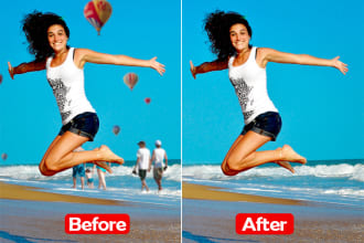 remove objects, people or add in photoshop editing fast