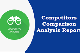 do comparison competitors analysis report from semrush