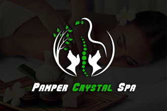 design spa yoga wellness health sports and fitness logo