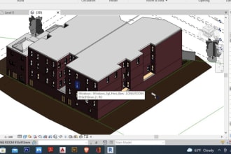 revit structure and architecture rendering