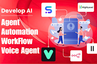 develop ai agent, ai receptionist, ai calling or voice agent