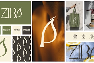 design a creative and modern brand identity