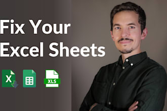help you with your excel spreadsheets, formula or vba macros