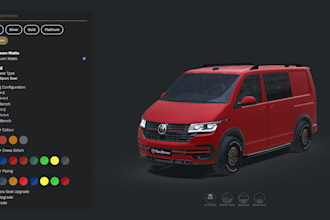 create a 3d vehicle configurator for your website