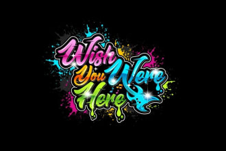 design trendy university tour event logo