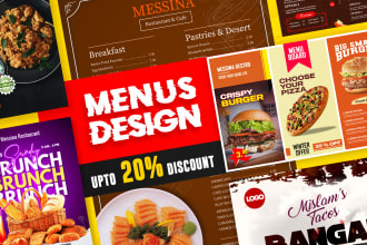design aesthetic menus and menu boards for your restaurant