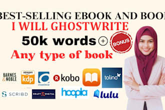 ghostwrite your nonfiction book as your ghost book writer and pro ebook writer
