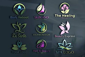do create beautiful wellness healthcare logo design
