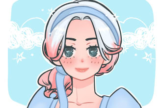 draw cute character icon, matching pfp