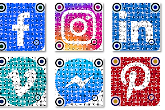 create professional qr code with social media logo