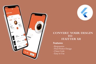 convert adobe xd or figma UI to flutter code
