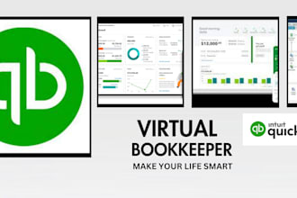be your virtual bookkeeper using quickbooks