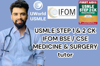 help you in medicine and surgery for usmle step 2 ck nbme or ifom