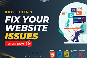 design and debug the HTML, CSS, jquery, laravel, and PHP
