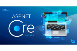 develop asp dot net core, sql server, signalr and angular web application