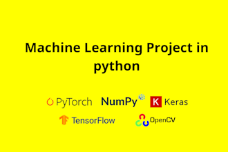 machine learning, deep learning projects in python