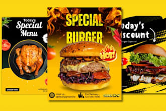 do canva social media post food menu canva servive menu