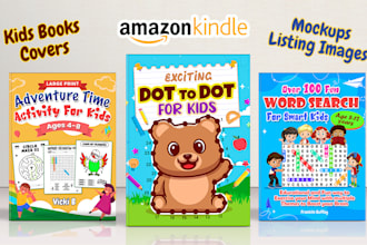 design amazon kdp book covers, mockups, paperback interiors