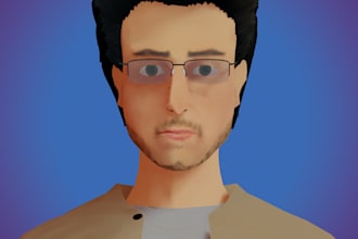 create 3d stylized character for game and animation
