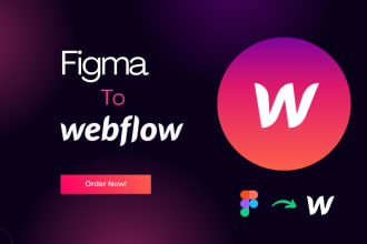 convert figma to webflow or webflow website design or develop