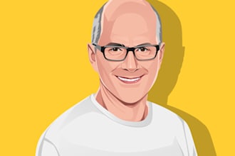 draw your photo into amazing vector cartoon potrait