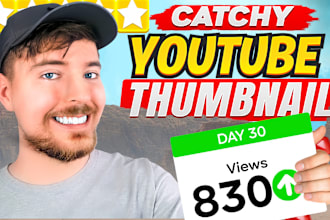 design amazing youtube thumbnail in 1hr