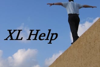 help you with any Excel question Write formulas or macro give you tips and ideas to improve your Excel worksheets