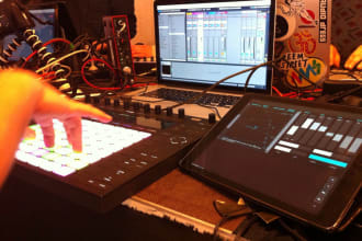 create a max for live patch to modify ableton as you want