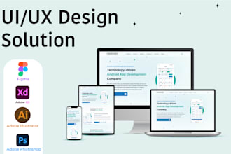 do website UI design, landing page, and dashboard design