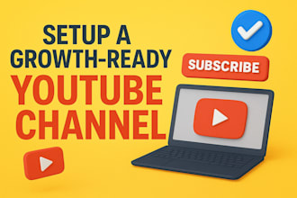 create and setup youtube channel