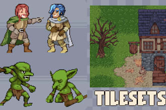 make fantasy pixel art