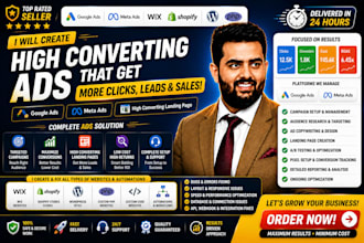 create high converting google ads with a free landing page in 24 hrs