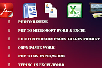 convert PDF to word or word to PDF